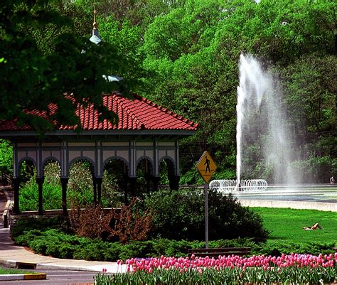 Cincinnati - Eden Park "Gazebo & Fountain" | David Ohmer | Flickr