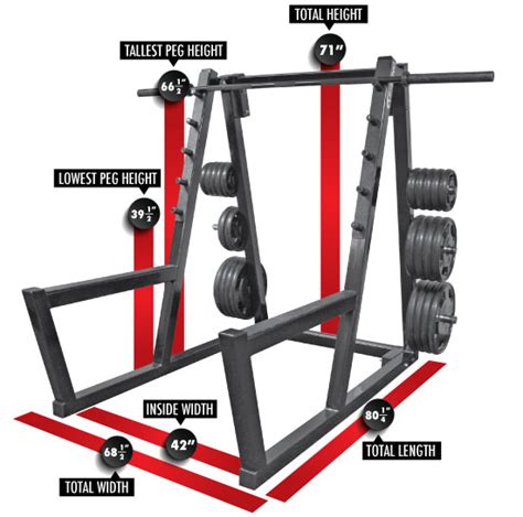 Peg Squat Rack – Legend Fitness