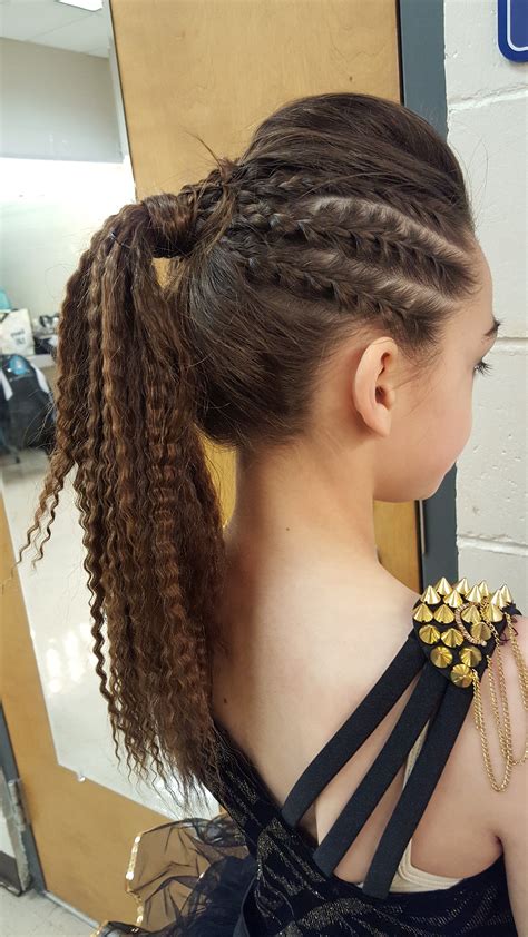 Stylist Credit: Adrienne Chabot @xoacxo Sassy dance competition hairstyle | Dance hairstyles ...