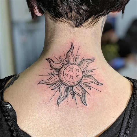 25 Sun and Moon Tattoo Design Ideas