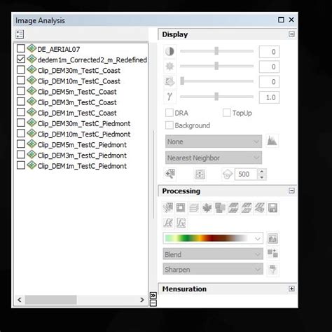 ArcMap Image Analysis Window - functionality is grayed out - Geographic Information Systems ...