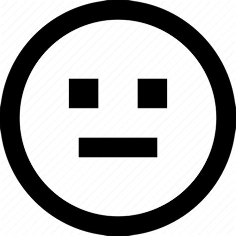 Emoji, emoticon, poker face, smiley icon