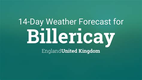 Billericay, England, United Kingdom 14 day weather forecast