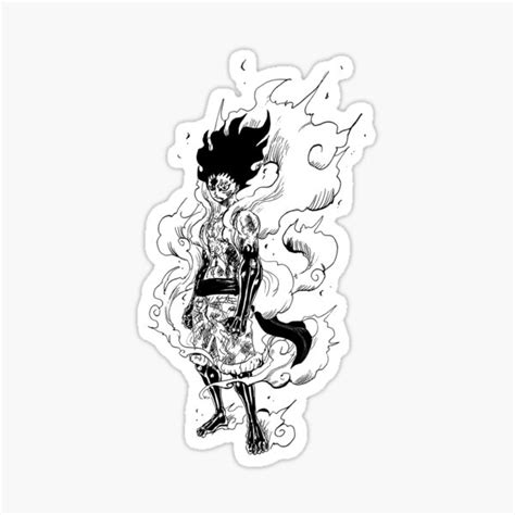 "Luffy gear 4 snake man" Sticker for Sale by SHADOWSEJO | Redbubble