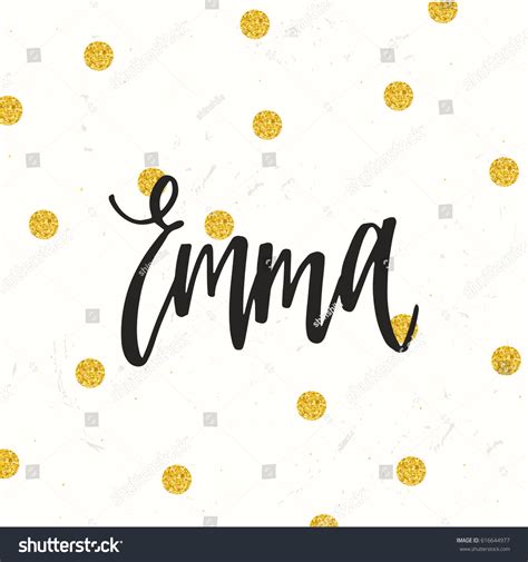 117 Name graphics emma Images, Stock Photos & Vectors | Shutterstock