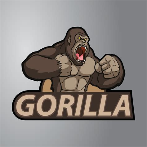 Gorilla Angry Logo 17259216 Vector Art at Vecteezy