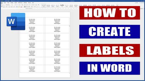 How Do I Create A Label Template In Word