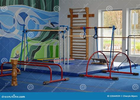 Gymnastics equipment stock image. Image of even, competition - 22044939