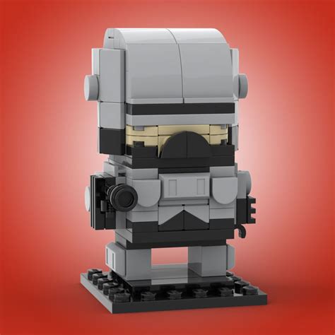 LEGO MOC Robocop Brickheadz by custominstructions | Rebrickable - Build with LEGO