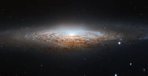 NASA - Hubble Spies a Spiral Galaxy Edge-on