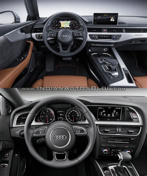 2016 Audi A5 Coupe vs. 2012 Audi A5 Coupe interior dashboard driver side