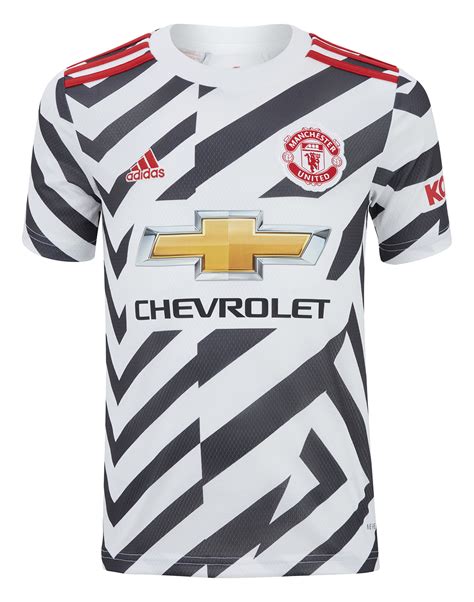 adidas Kids Man Utd 20/21 Third Jersey - White | Life Style Sports IE