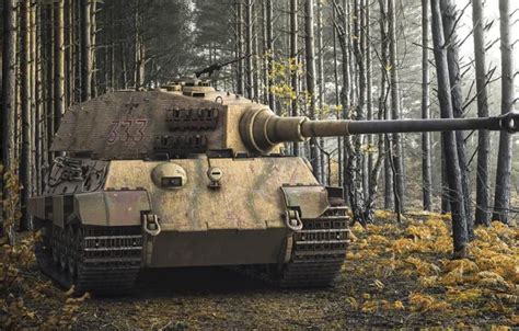 Wallpaper King tiger, Panzerkampfwagen VI Ausf. B, Tiger II, German heavy tank, Antonis (rOEN911 ...