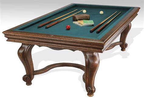 19th c. French mahogany carom billiard table