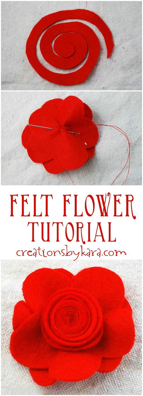 Felt Flower Tutorial