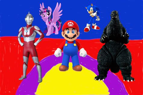 Mario Godzilla and Ultraman crossover (Update ver) by SuperBronyGraeden ...