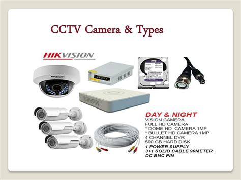 Different Types Of Cctv Camera And Specifications at William Pollard blog