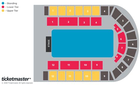 James & Happy Mondays Seating Plan - Utilita Arena Birmingham