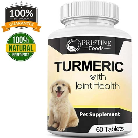 Turmeric Hip & Joint Supplements for Dogs, Glucosamine for Dogs, with ...