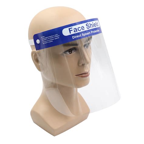 High Quality Plastic Clear Face Shield Medical Full Face Shield Mask with Ce Certificate Face ...