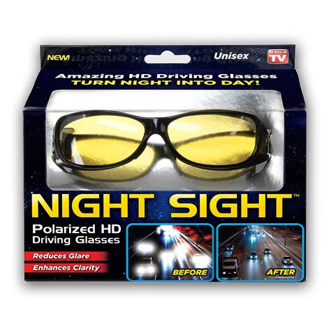 As Seen on TV Night Sight Polarized HD Night Vision Glasses - Walmart.com