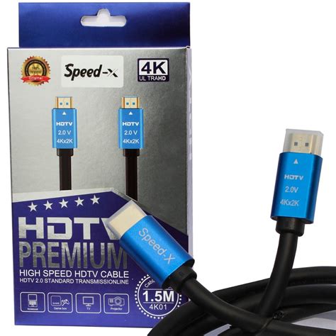 Speed-X 2.0v HDMI Premium Cable Ultra HD 4K