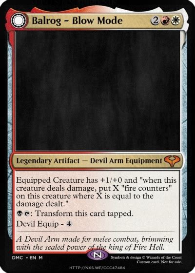 MTGNexus - Balrog - Blow Mode // Balrog - Kick Mode