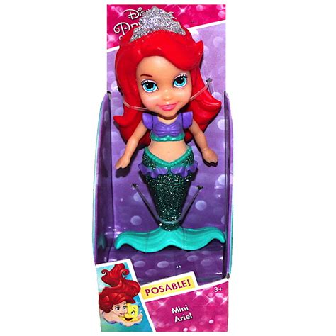 Ariel Little Mermaid Disney Princess Mini Toddler Doll 3" - Walmart.com - Walmart.com