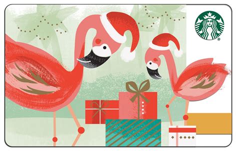 Starbucks Holiday Gift Card — Flamingos | The Most Insanely Adorable Items From the Starbucks ...