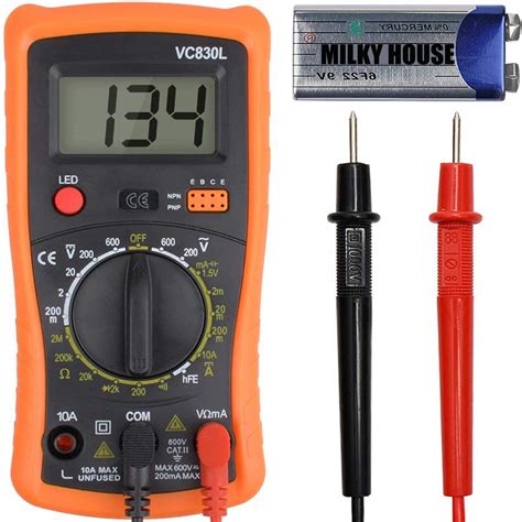 Digital Multimeter Pocket Clamp Multimeters Multi Tester Voltmeter ...