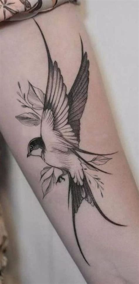 Swallow Tattoo Meaning & 55+ Creative Designs | Swallow tattoo, Tattoos ...