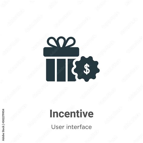 Incentive vector icon on white background. Flat vector incentive icon ...