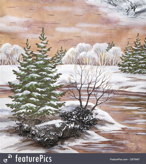 Winter Landscape Drawing at PaintingValley.com | Explore collection of Winter Landscape Drawing