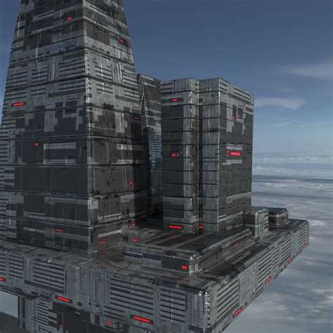 Modular Sci-fi city Structures