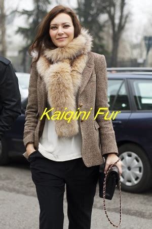 Fake Fur Scarf Scarves Mufflers Fox Fur Similar - China Acrylic Scarf and Artificial Wool Scarf ...