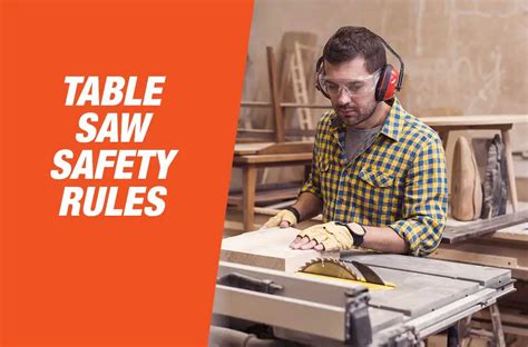 Table Saw Safety Poster