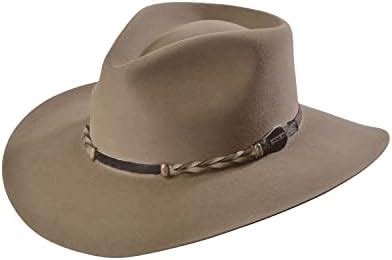 Stetson Men's 4X Drifter Buffalo Felt Pinch Front Cowboy Hat - Outdoor Women's