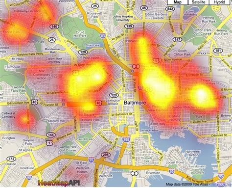 SpotCrime - The Public's Crime Map: Crime Heat Maps Shootings Baltimore Annapolis