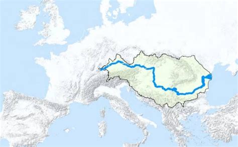 Danube River - Countries of the Danube River Basin, Facts & Map