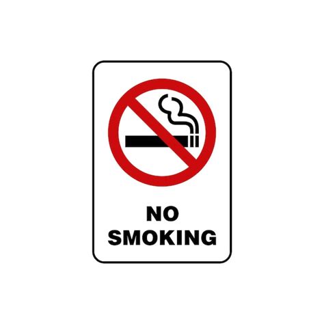 Premium Vector | No Smoking Area Signage Vector Illustration Design Vector EPS 10