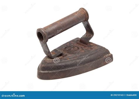 An old fashioned flat iron stock image. Image of isolated - 29210143