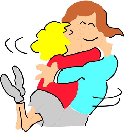 Two Friends Hugging Clipart | Free download on ClipArtMag