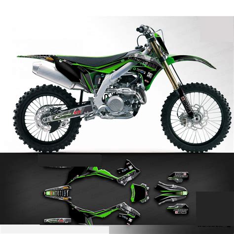 Kungfu Graphics Custom Decal Kit For 2021 2022 2023 Kawasaki KXF250 ...