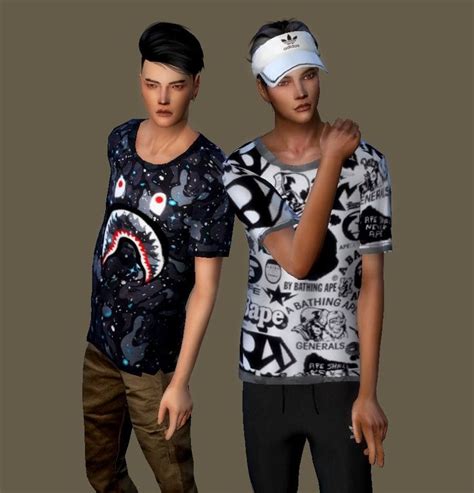 Pin by МОЙ РЮКЗАК | moyryukzak.ru on Bape | Sims 4 male clothes, Sims 4 men clothing, Sims 4 ...