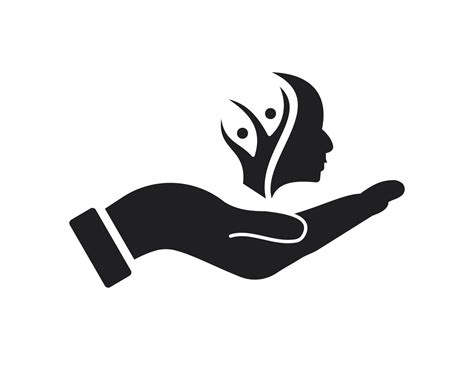 Hand Charity logo design. Charity logo with Hand concept vector. Hand and Charity logo design ...