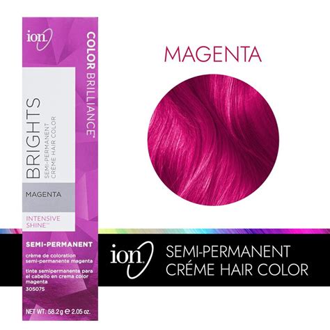 Magenta - Color Brilliance Brights Semi-Permanent Hair Color by Ion | Demi & Semi-Permanent Hair ...