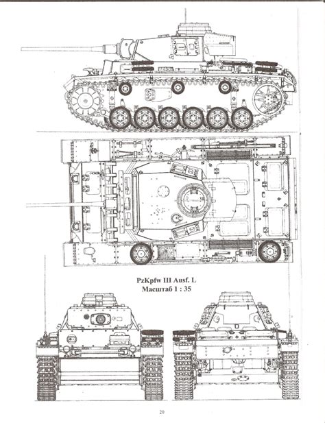 Stug Iii Tank Blueprints Sketch Coloring Page