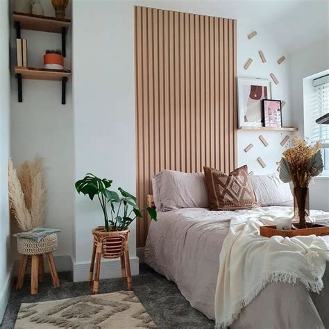 Homeowner creates stunning wood panelling feature wall on a budget