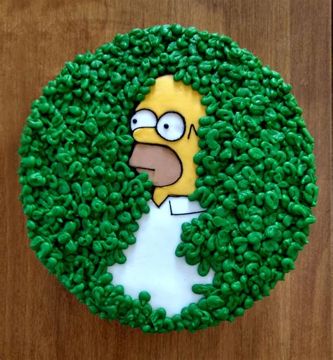 [Homemade] Homer Simpson Cake : r/BelongsInAMuseum