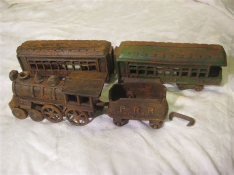 Vintage 4 Car Pennsylvania Railroad P.R.R. Washington 44 Cast Iron ...